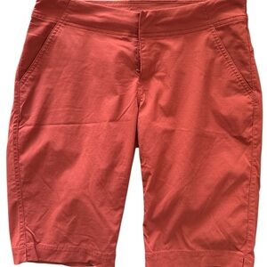 Columbia 2 EUC Rust Orange Women's Bermuda Shorts 10.5” Inseam